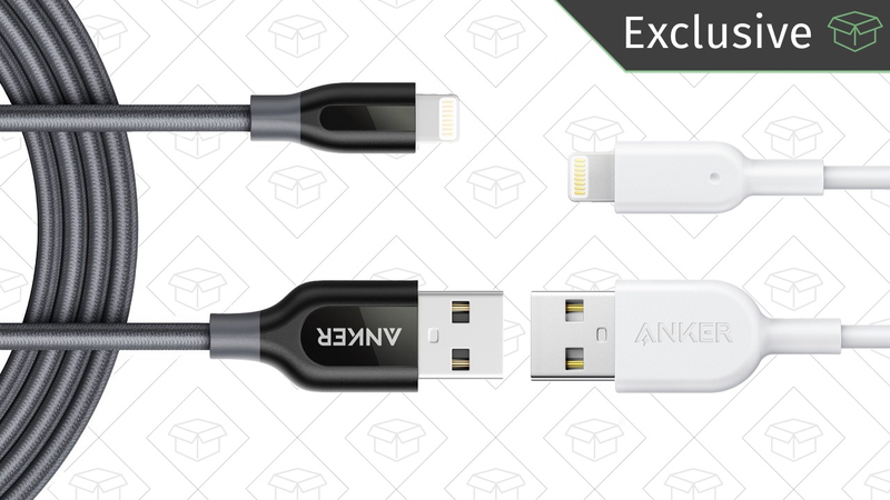 Anker PowerLine+ Lightning Cable | $13 | AmazonAnker PowerLine II Lightning Cable | $10 | Amazon | Promo code KINJA843Anker PowerLine+ USB-C to USB 2.0 Cable 2-Pack | $10 | Amazon | Promo code CMCM5555